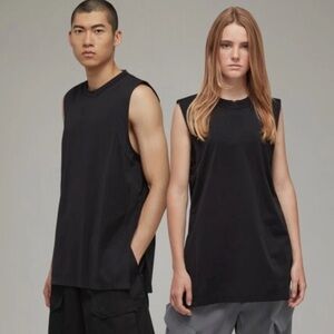 Y-3 Oversized Yohji Yamamoto Adidas Tank Top Unisex Black Sz XS (HY1255) NWOT